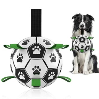 Dog Toys Soccer Ball Review: Interactive Tug Toy for Small & Medium Dogs